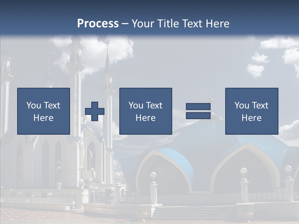 Mosque Kremlin Kazan PowerPoint Template