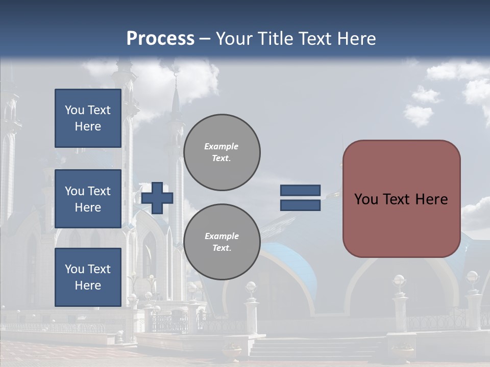 Mosque Kremlin Kazan PowerPoint Template