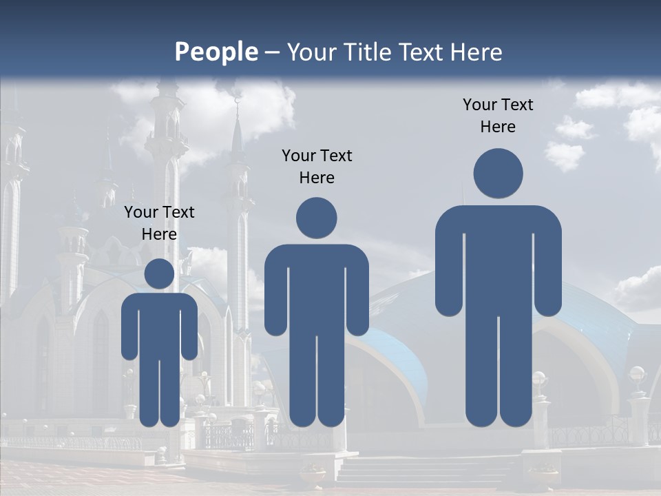 Mosque Kremlin Kazan PowerPoint Template