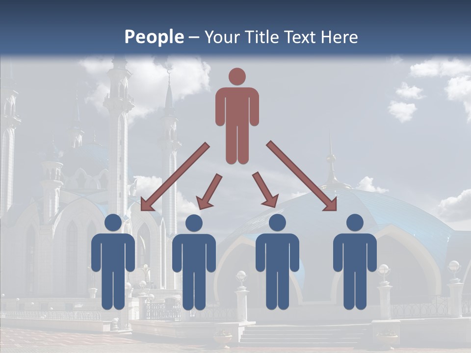 Mosque Kremlin Kazan PowerPoint Template