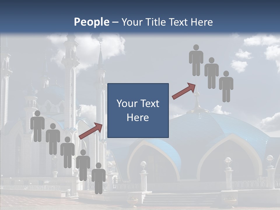 Mosque Kremlin Kazan PowerPoint Template