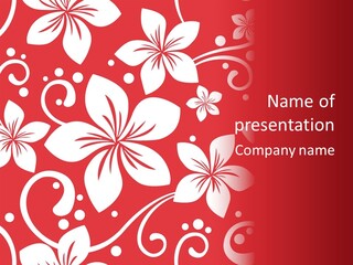 Plumeria Resort Tropical PowerPoint Template