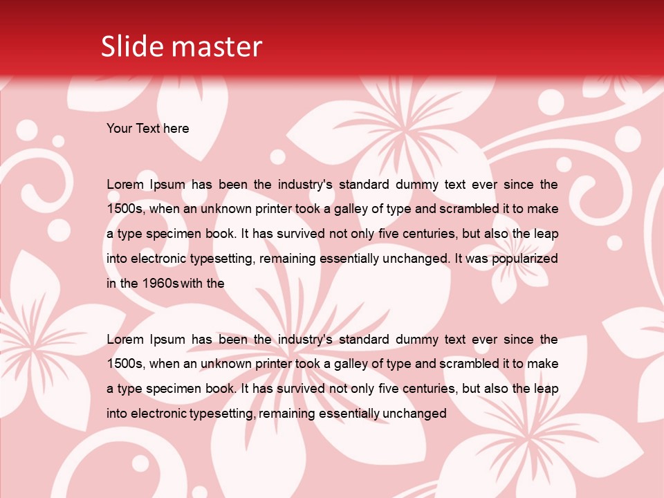 Plumeria Resort Tropical PowerPoint Template