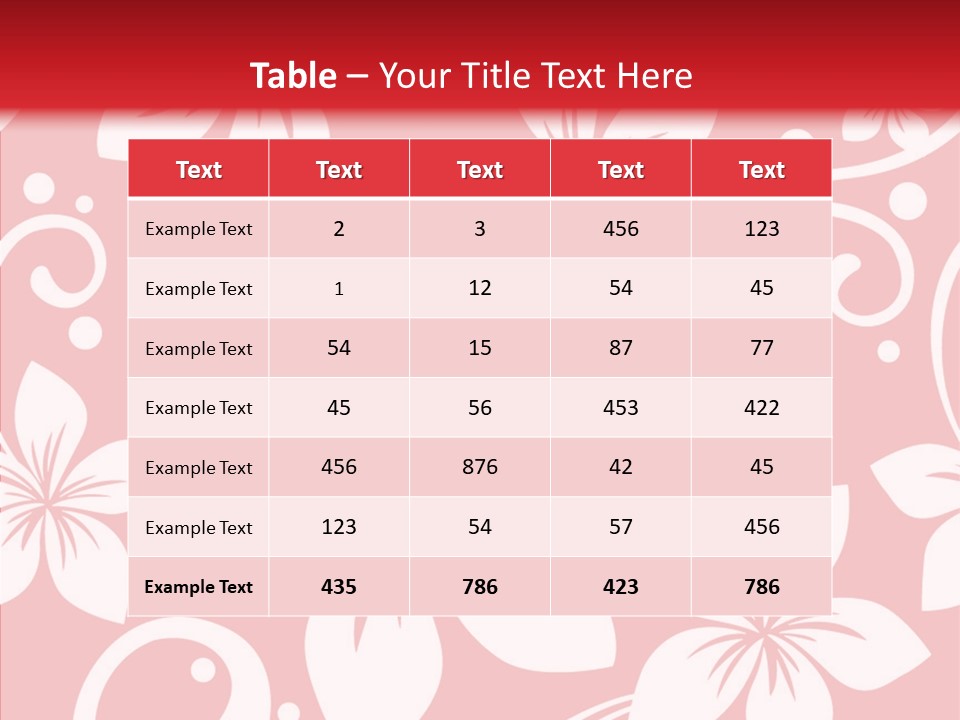 Plumeria Resort Tropical PowerPoint Template