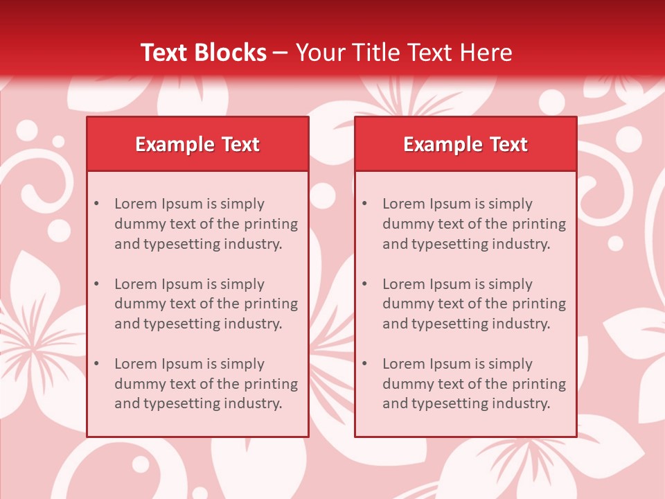 Plumeria Resort Tropical PowerPoint Template