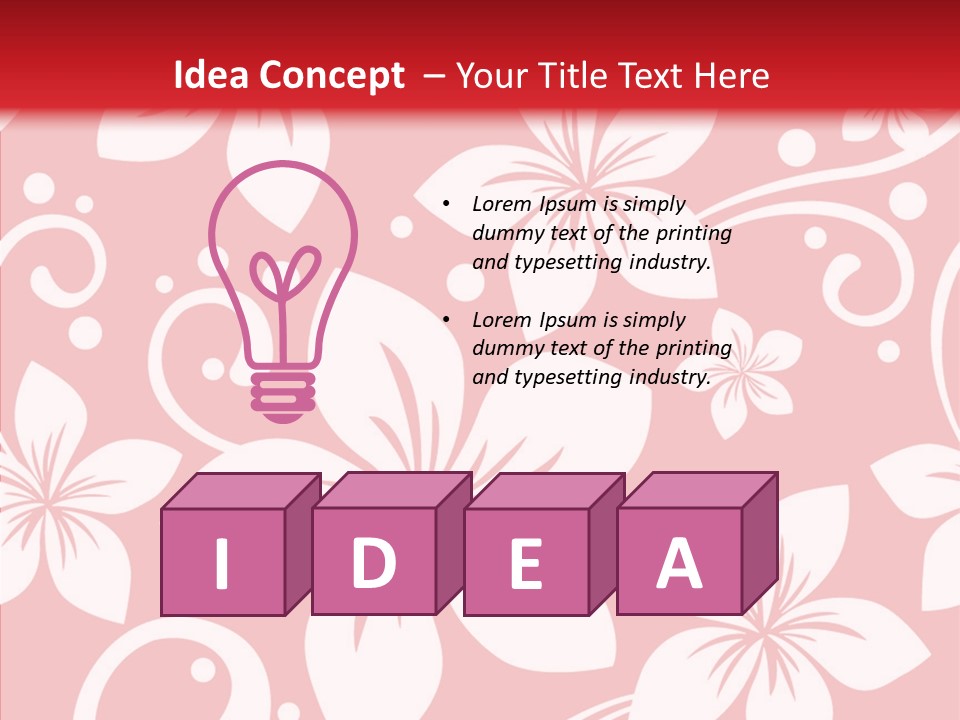 Plumeria Resort Tropical PowerPoint Template