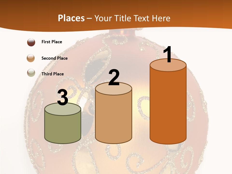 December Figurine Tree PowerPoint Template