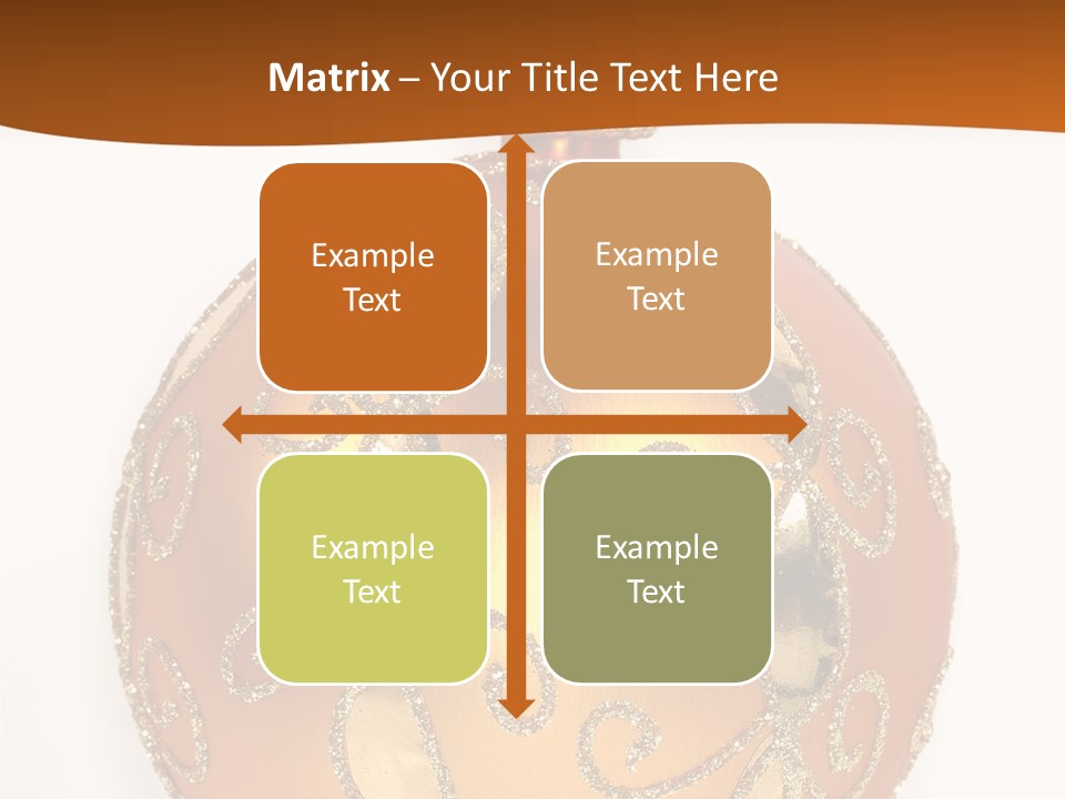 December Figurine Tree PowerPoint Template