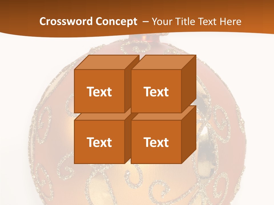 December Figurine Tree PowerPoint Template