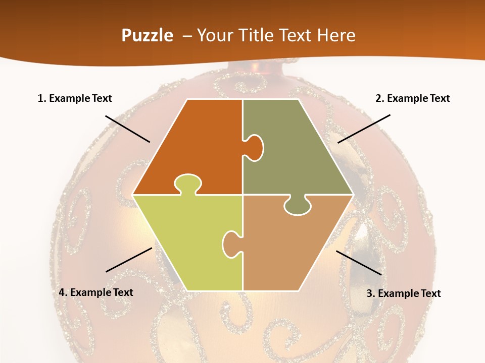 December Figurine Tree PowerPoint Template