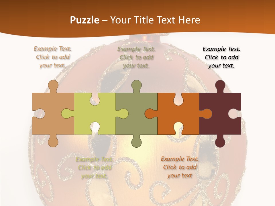 December Figurine Tree PowerPoint Template