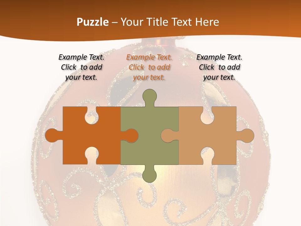 December Figurine Tree PowerPoint Template