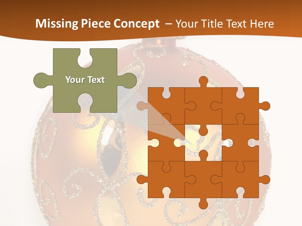 December Figurine Tree PowerPoint Template