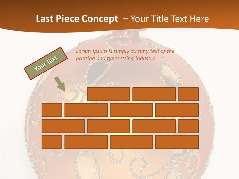 December Figurine Tree PowerPoint Template