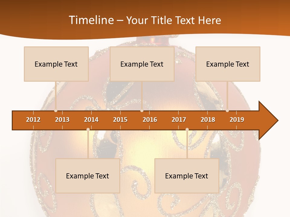 December Figurine Tree PowerPoint Template
