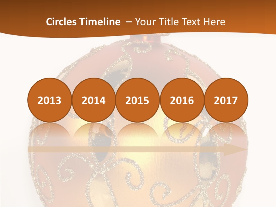 December Figurine Tree PowerPoint Template