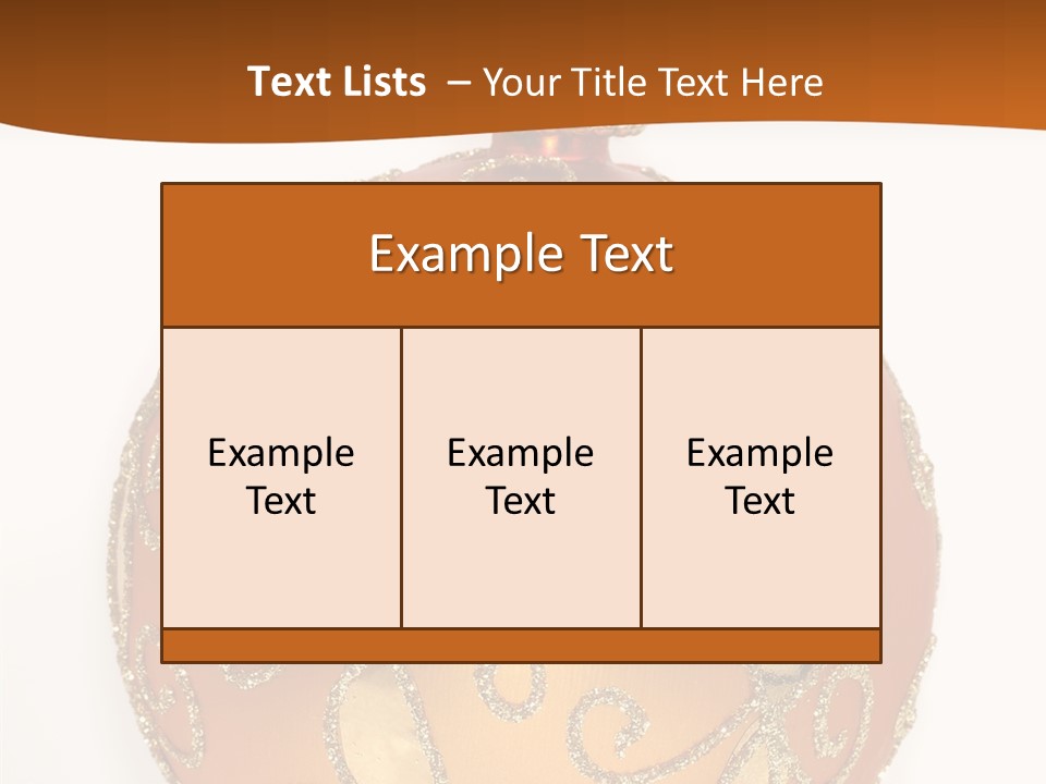 December Figurine Tree PowerPoint Template