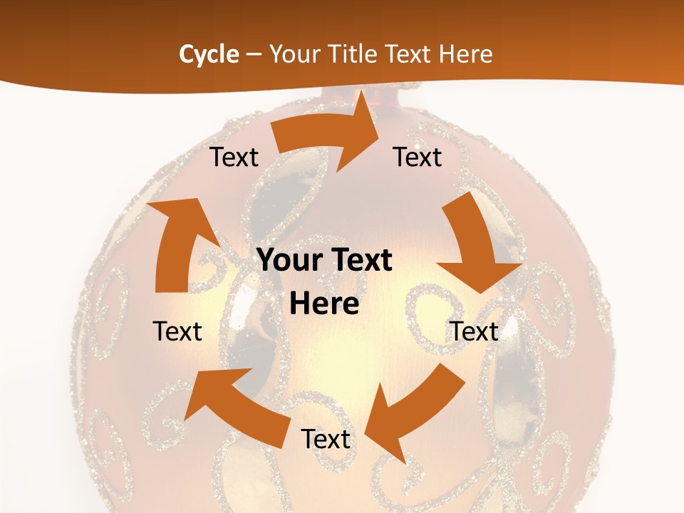 December Figurine Tree PowerPoint Template