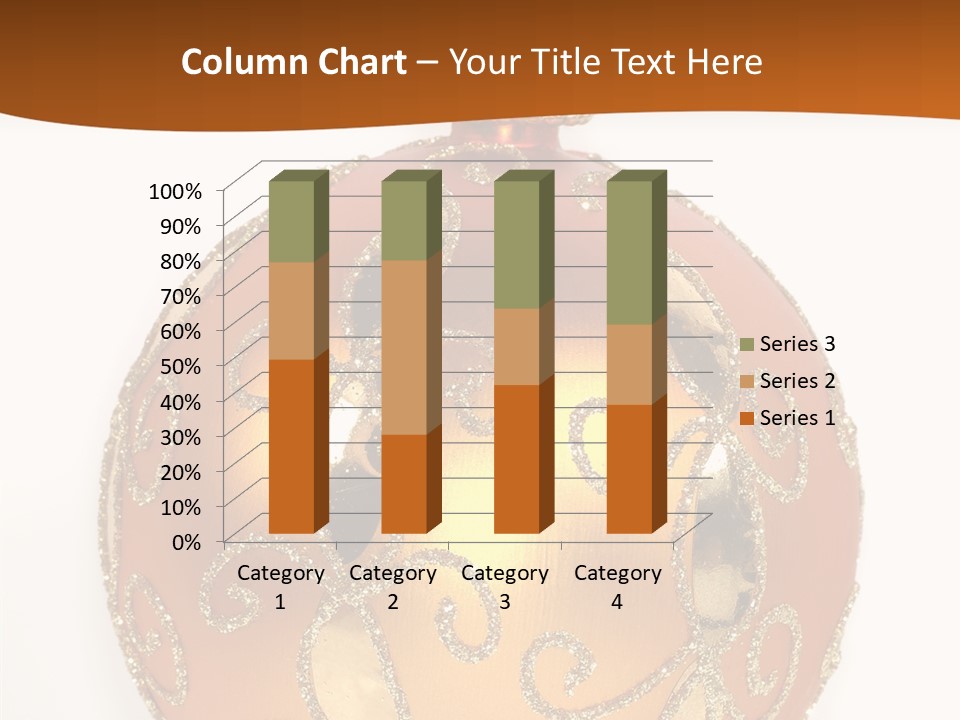 December Figurine Tree PowerPoint Template