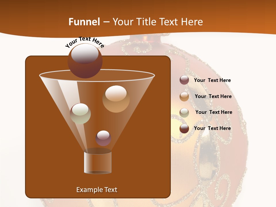 December Figurine Tree PowerPoint Template