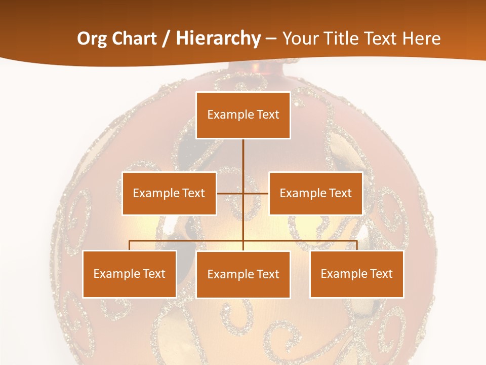 December Figurine Tree PowerPoint Template