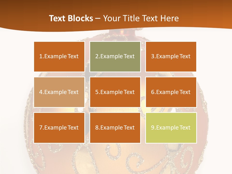 December Figurine Tree PowerPoint Template