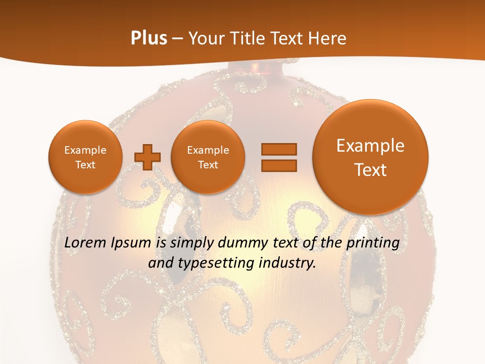 December Figurine Tree PowerPoint Template