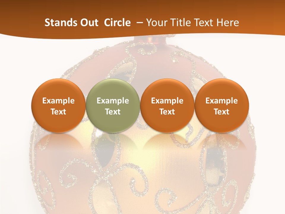 December Figurine Tree PowerPoint Template