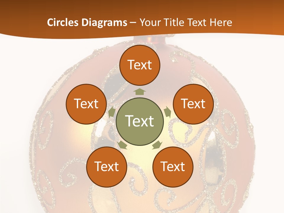 December Figurine Tree PowerPoint Template