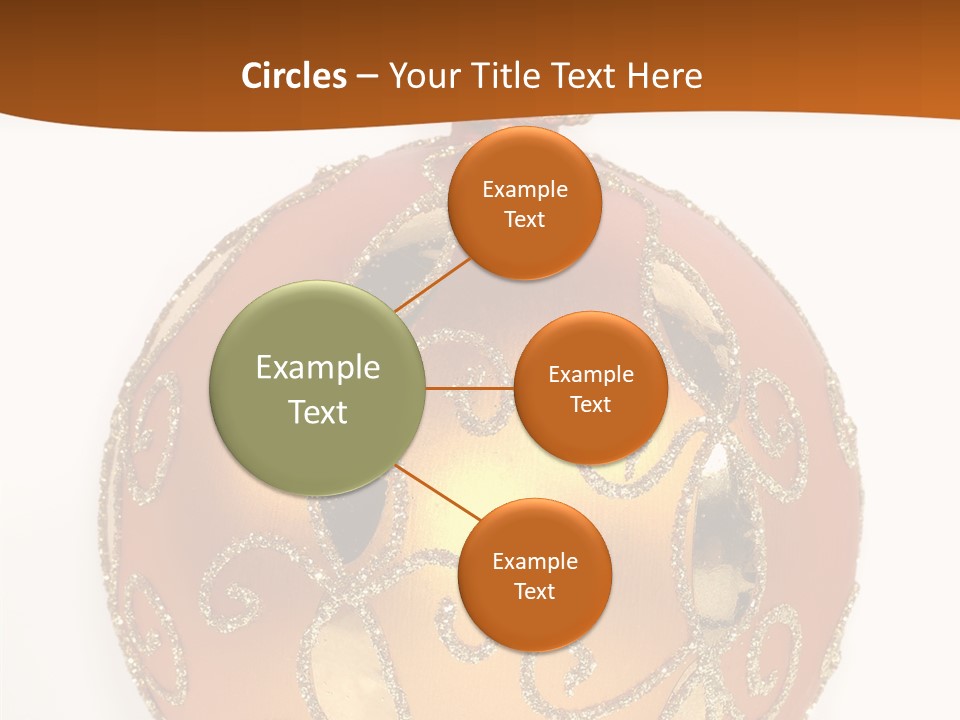 December Figurine Tree PowerPoint Template