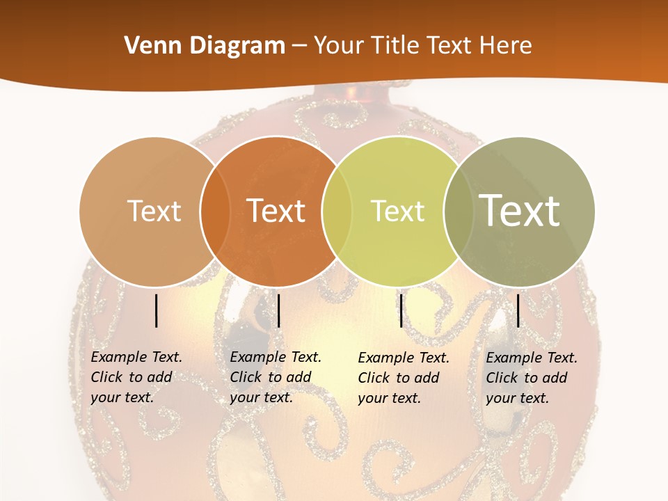 December Figurine Tree PowerPoint Template