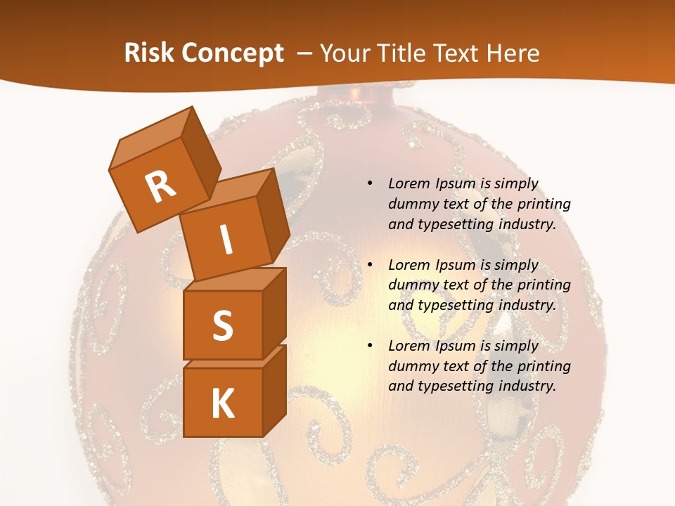 December Figurine Tree PowerPoint Template