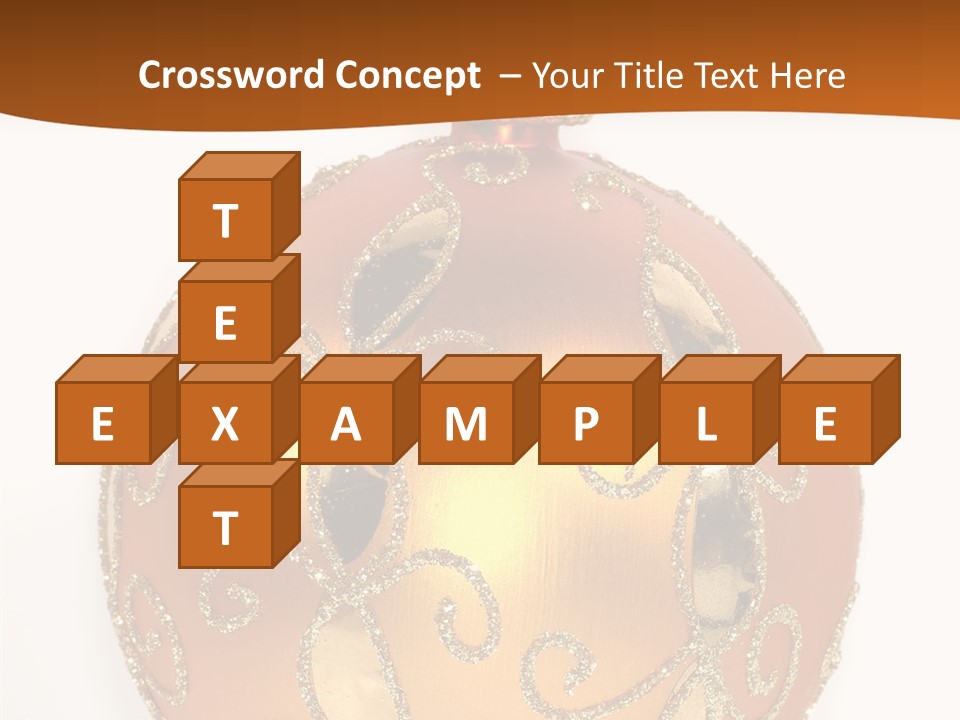 December Figurine Tree PowerPoint Template