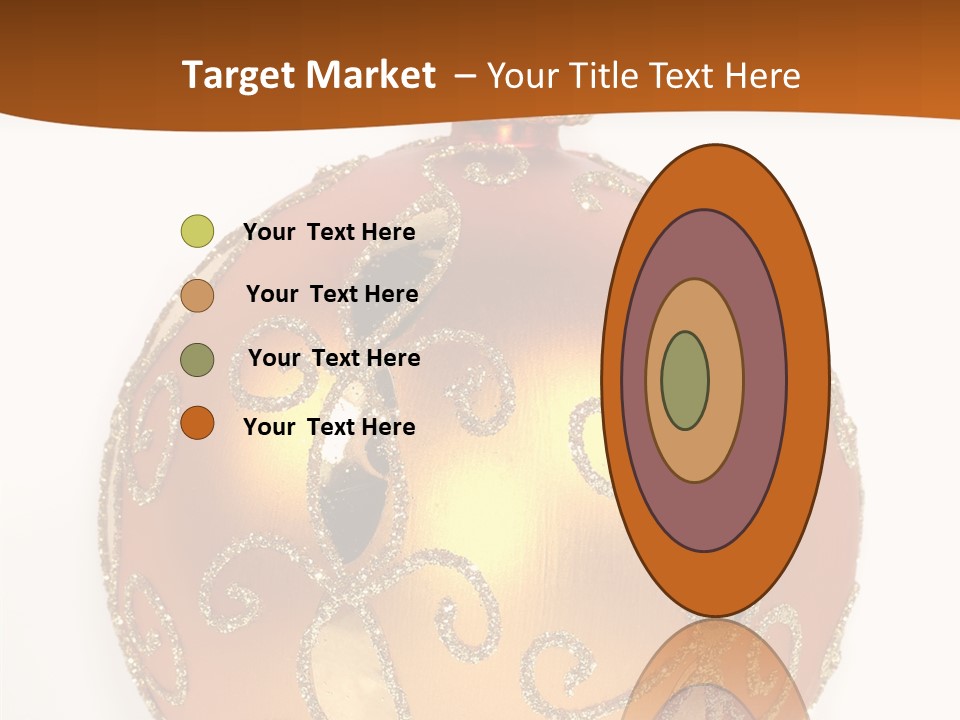 December Figurine Tree PowerPoint Template