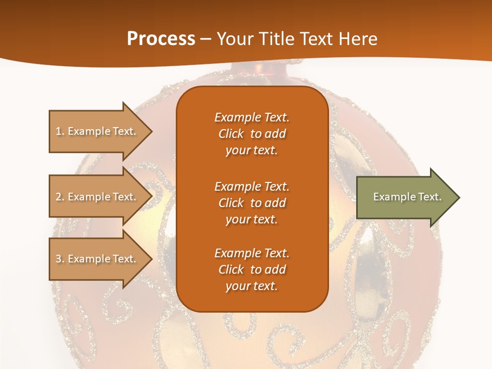 December Figurine Tree PowerPoint Template