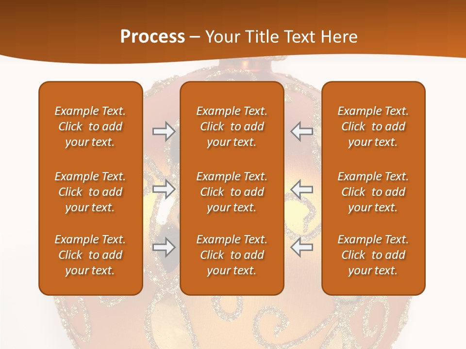 December Figurine Tree PowerPoint Template
