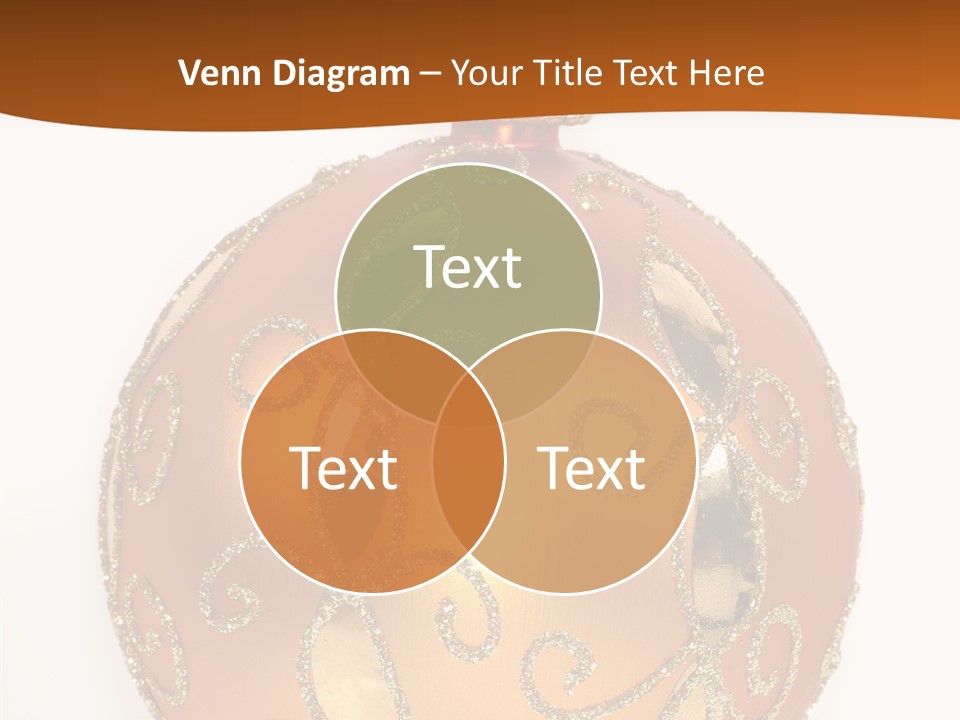 December Figurine Tree PowerPoint Template