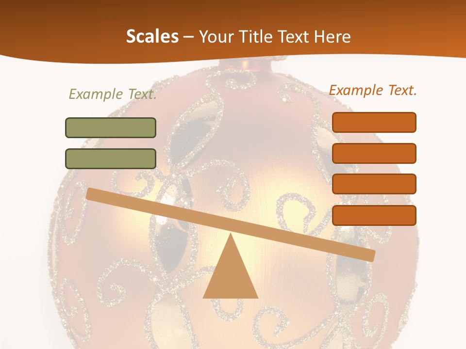 December Figurine Tree PowerPoint Template
