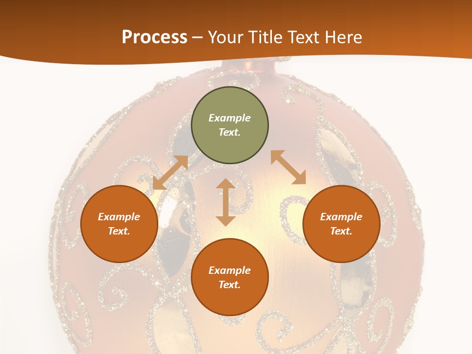 December Figurine Tree PowerPoint Template