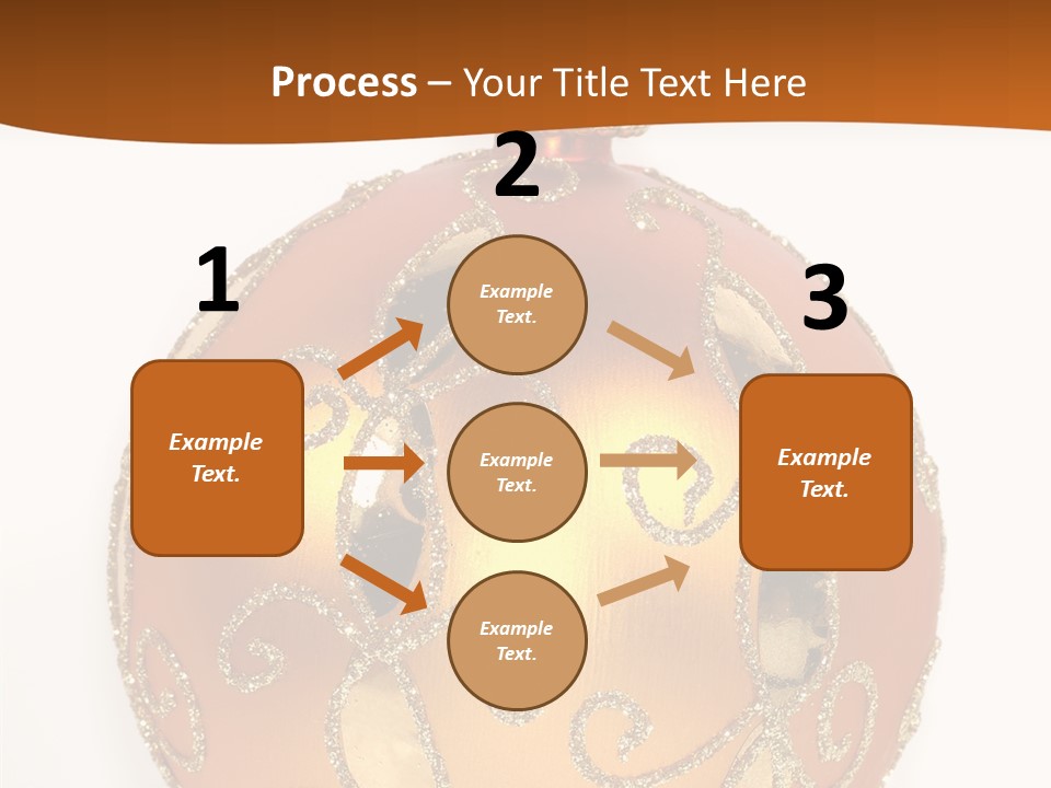 December Figurine Tree PowerPoint Template