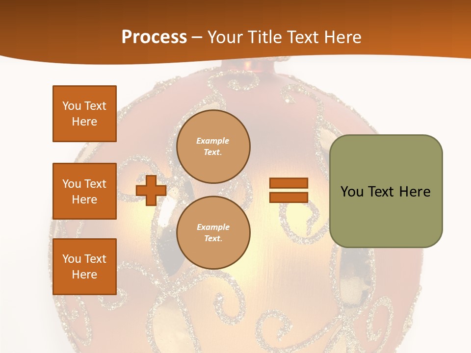 December Figurine Tree PowerPoint Template