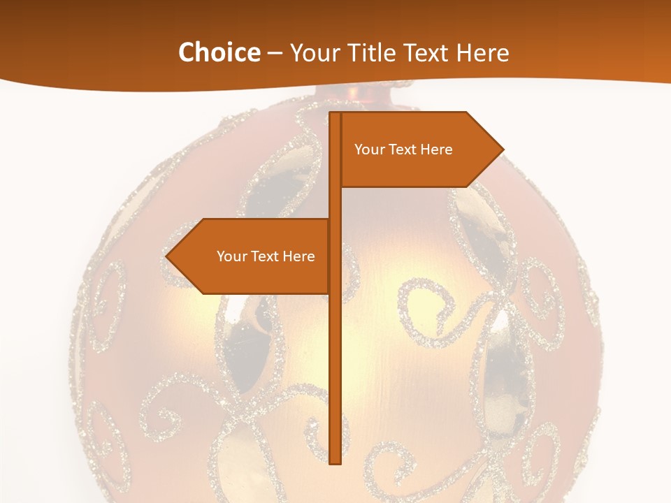 December Figurine Tree PowerPoint Template