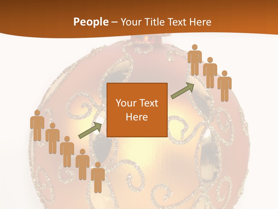 December Figurine Tree PowerPoint Template