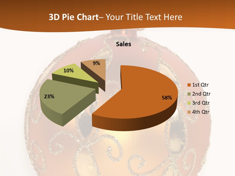 December Figurine Tree PowerPoint Template