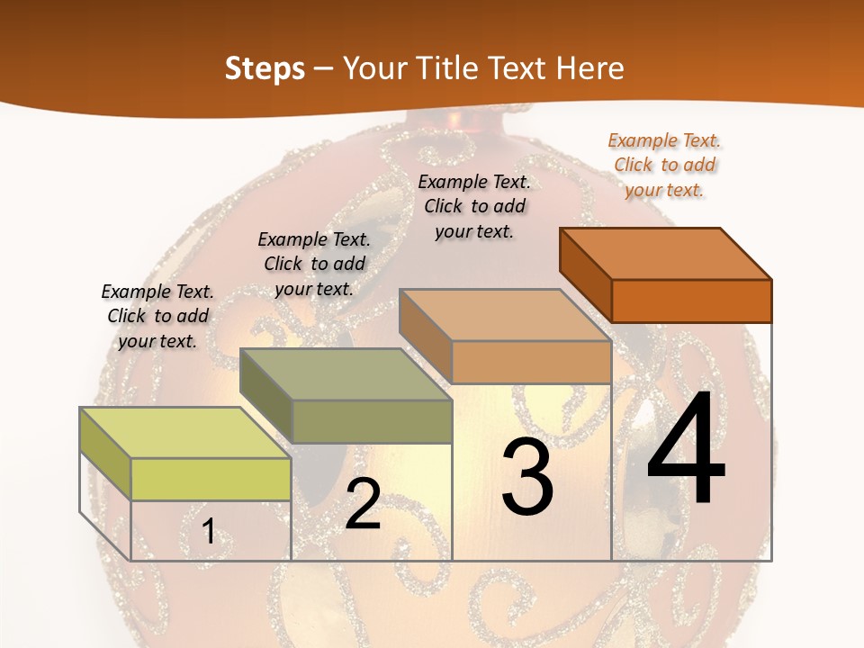 December Figurine Tree PowerPoint Template