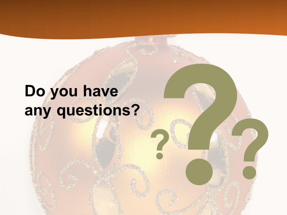 December Figurine Tree PowerPoint Template