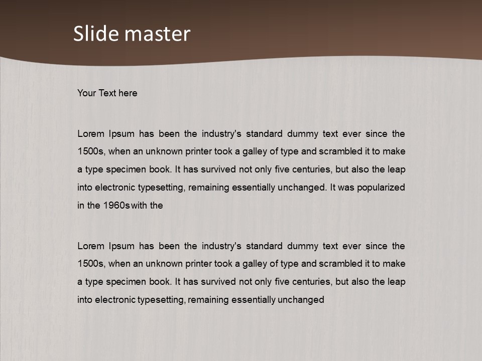 Grungy Weathered Scrapbook PowerPoint Template