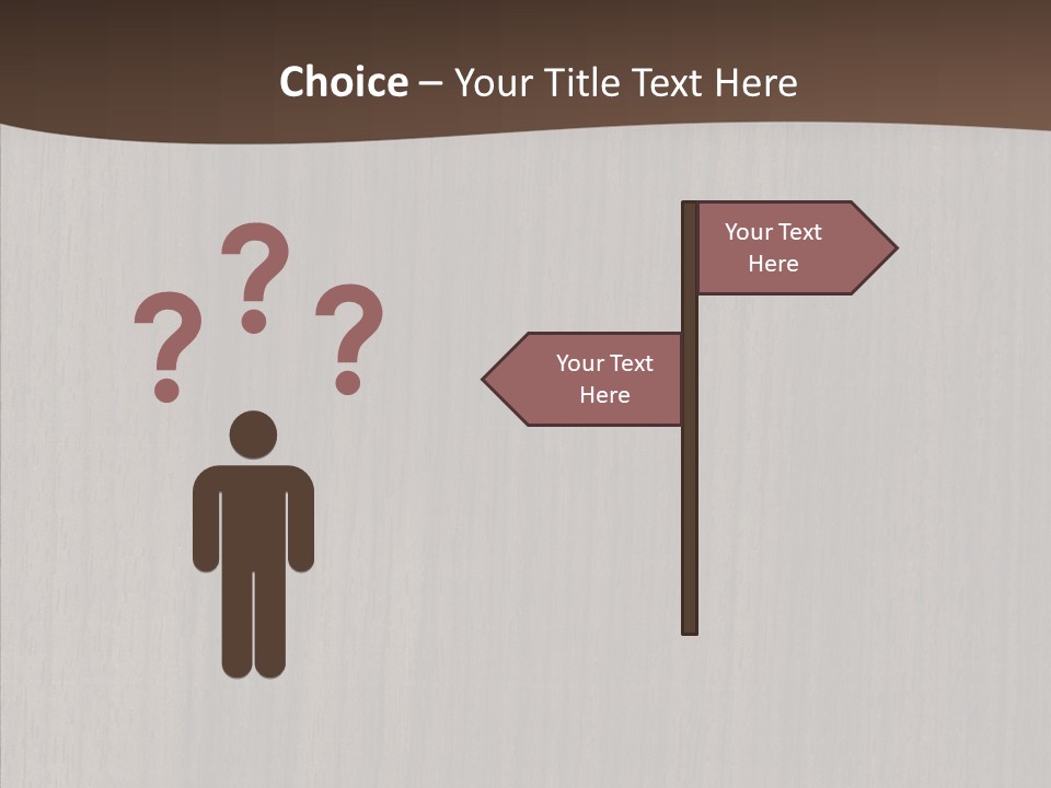 Grungy Weathered Scrapbook PowerPoint Template