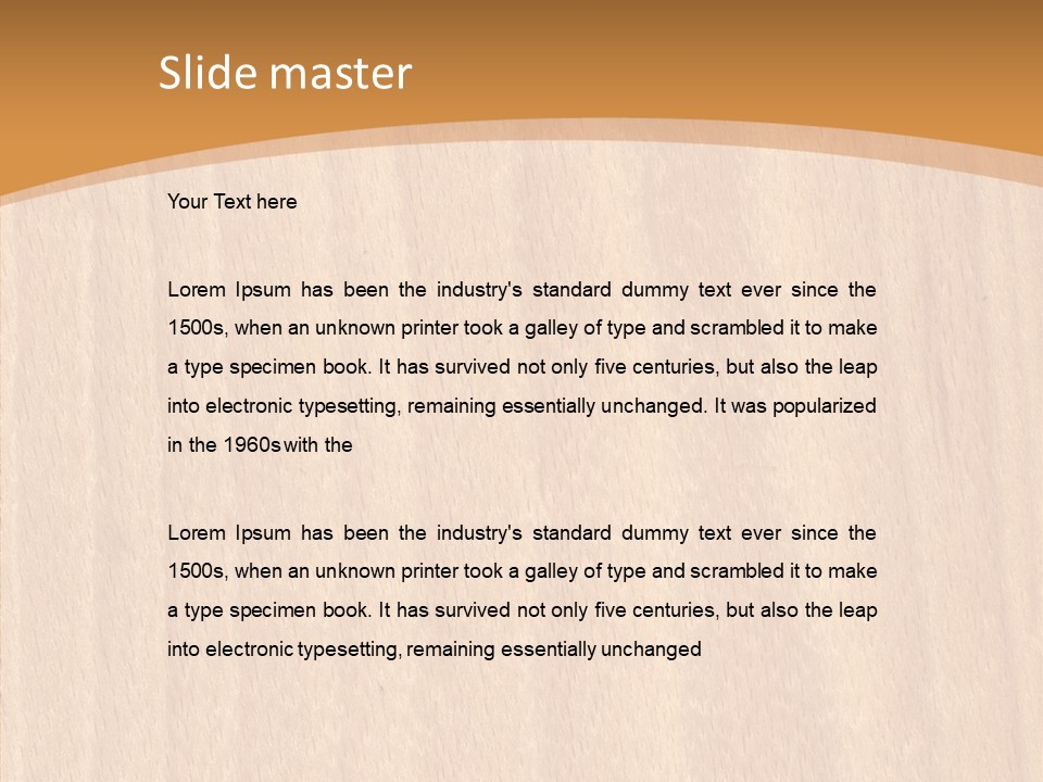 Shabby Poster Trashy PowerPoint Template