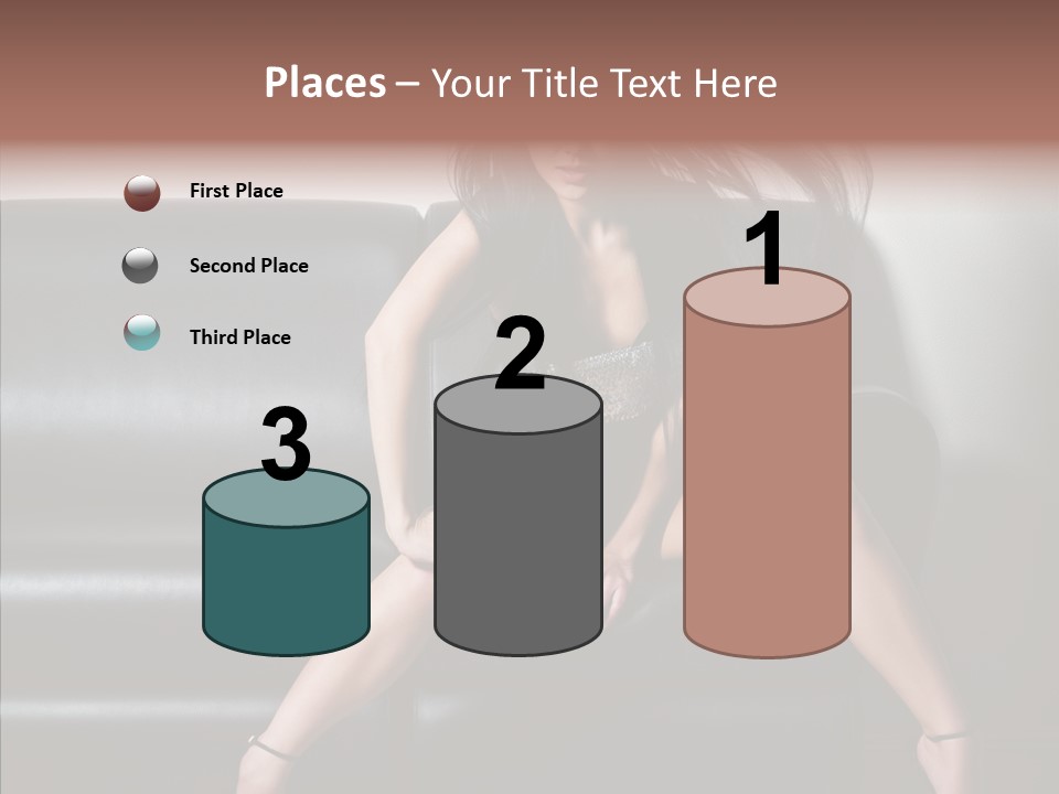 Legs Background Model PowerPoint Template